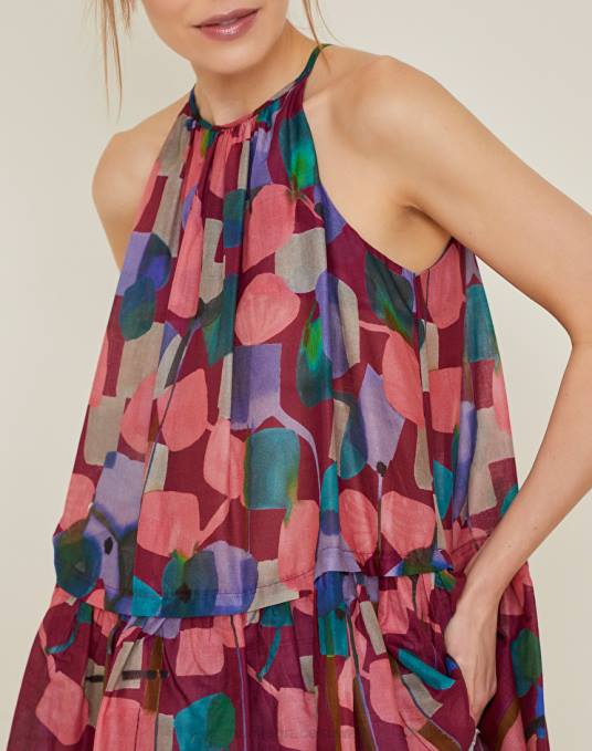 Manila Grace ملابس نحيف الكوبية جزء علوي مطبوع مع طبقات Z2TJ279