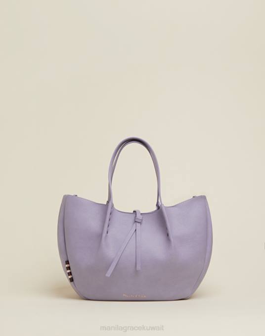 Manila Grace شنطة نحيف الخزامى حقيبة تسوق فيبي Z2TJ510