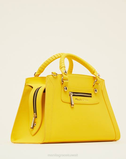Manila Grace شنطة نحيف أصفر ميراما تسوق صغيرة Z2TJ517