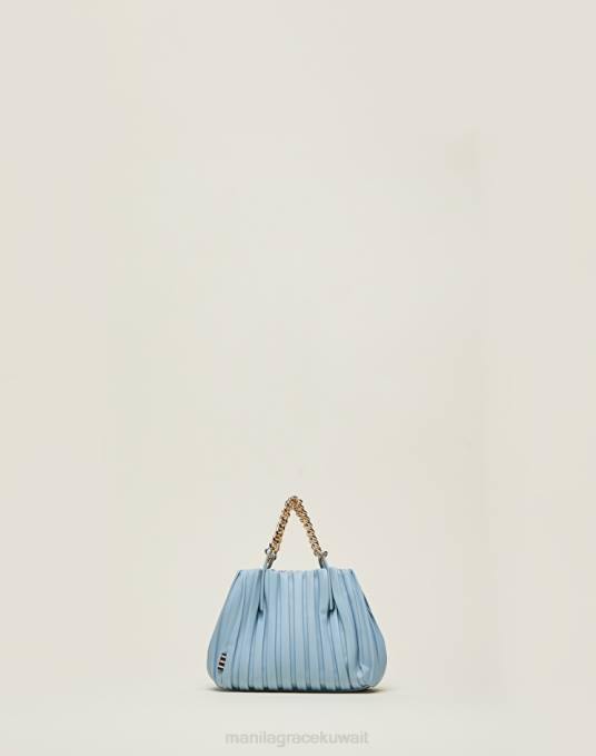 Manila Grace شنطة نحيف الغبار الأزرق حقيبة صغيرة الياسمين Z2TJ523