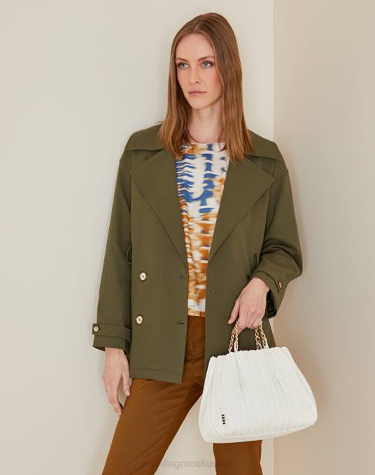 Manila Grace شنطة نحيف أبيض ياسمين بليس حقيبة صغيرة Z2TJ525