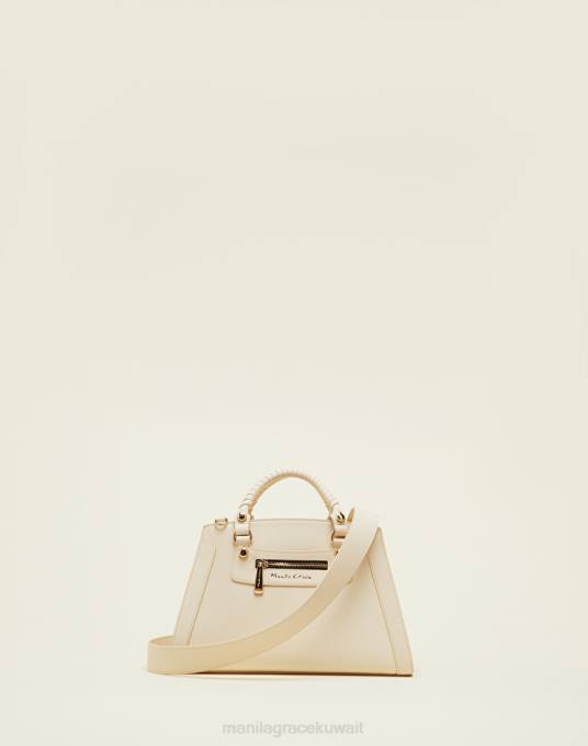 Manila Grace شنطة نحيف حليب ابيض وسيلة التسوق ميراما Z2TJ563