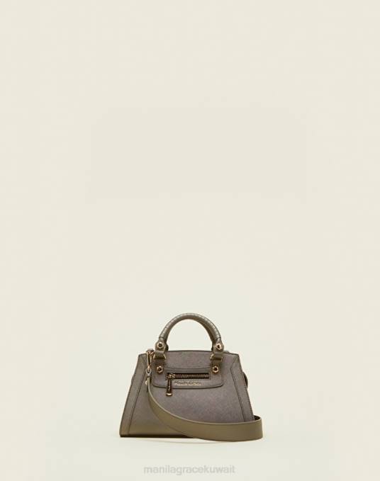 Manila Grace شنطة نحيف أنثراسايت حقيبة ميراما صغيرة Z2TJ567