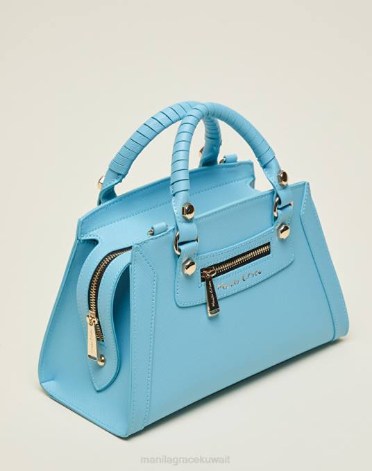 Manila Grace شنطة نحيف أزرق فاتح ميراما تسوق صغيرة Z2TJ569