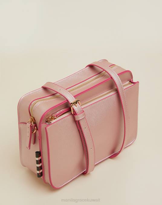 Manila Grace شنطة نحيف لون القرنفل حقيبة فلوريدا متوسطة الحجم Z2TJ575