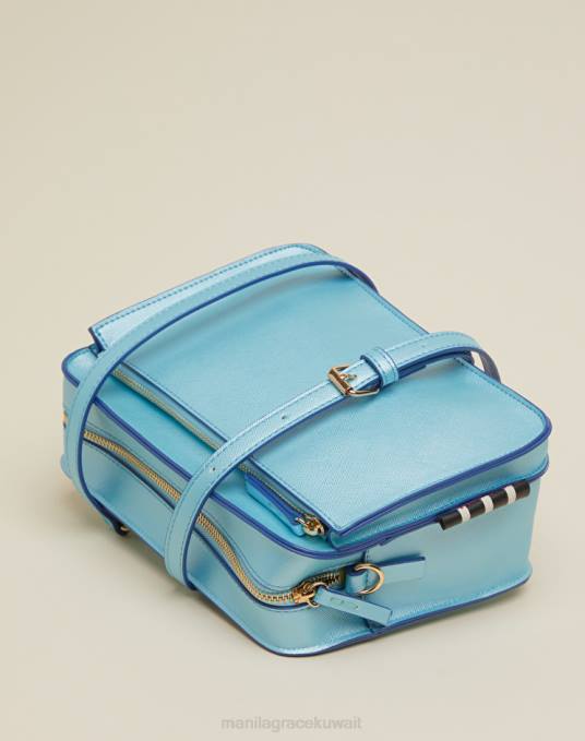 Manila Grace شنطة نحيف الغبار الأزرق حقيبة فلوريدا متوسطة الحجم Z2TJ576