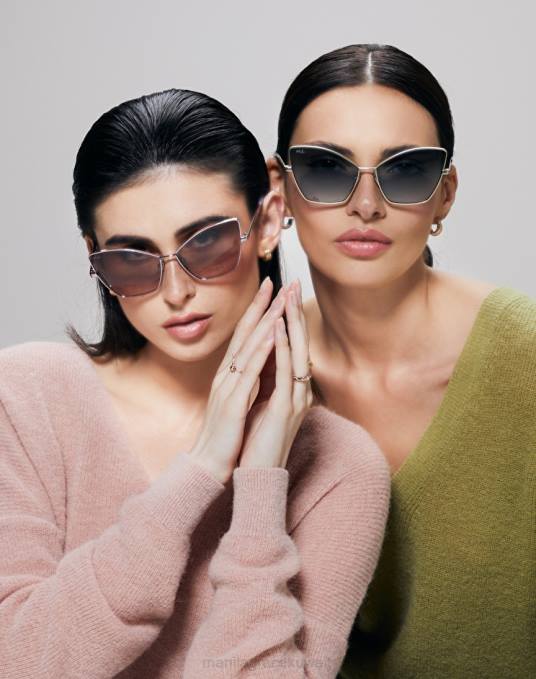 Manila Grace ملحق نحيف وَردَة النظارات الشمسية الفراشة Z2TJ595