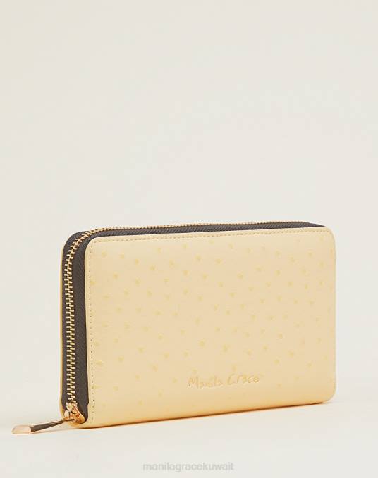 Manila Grace شنطة نحيف أصفر محفظة فيليس المتوسطة Z2TJ687