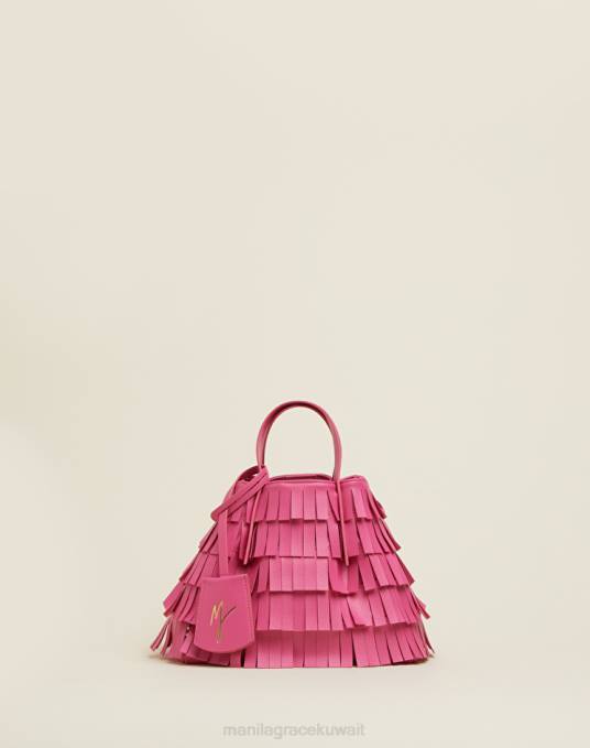 Manila Grace شنطة نحيف com.fuxia حقيبة صغيرة فرينج الياسمين Z2TJ511