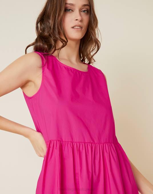 Manila Grace ملابس نحيف com.fuxia فستان قطن قصير Z2TJ54